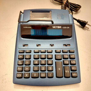 VICTOR 1225-3A Electronic Printing Calculator AntiMicrobial